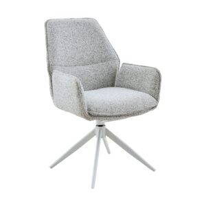 Esszimmerstuhl Hera | Hellgrau | mit Armlehne