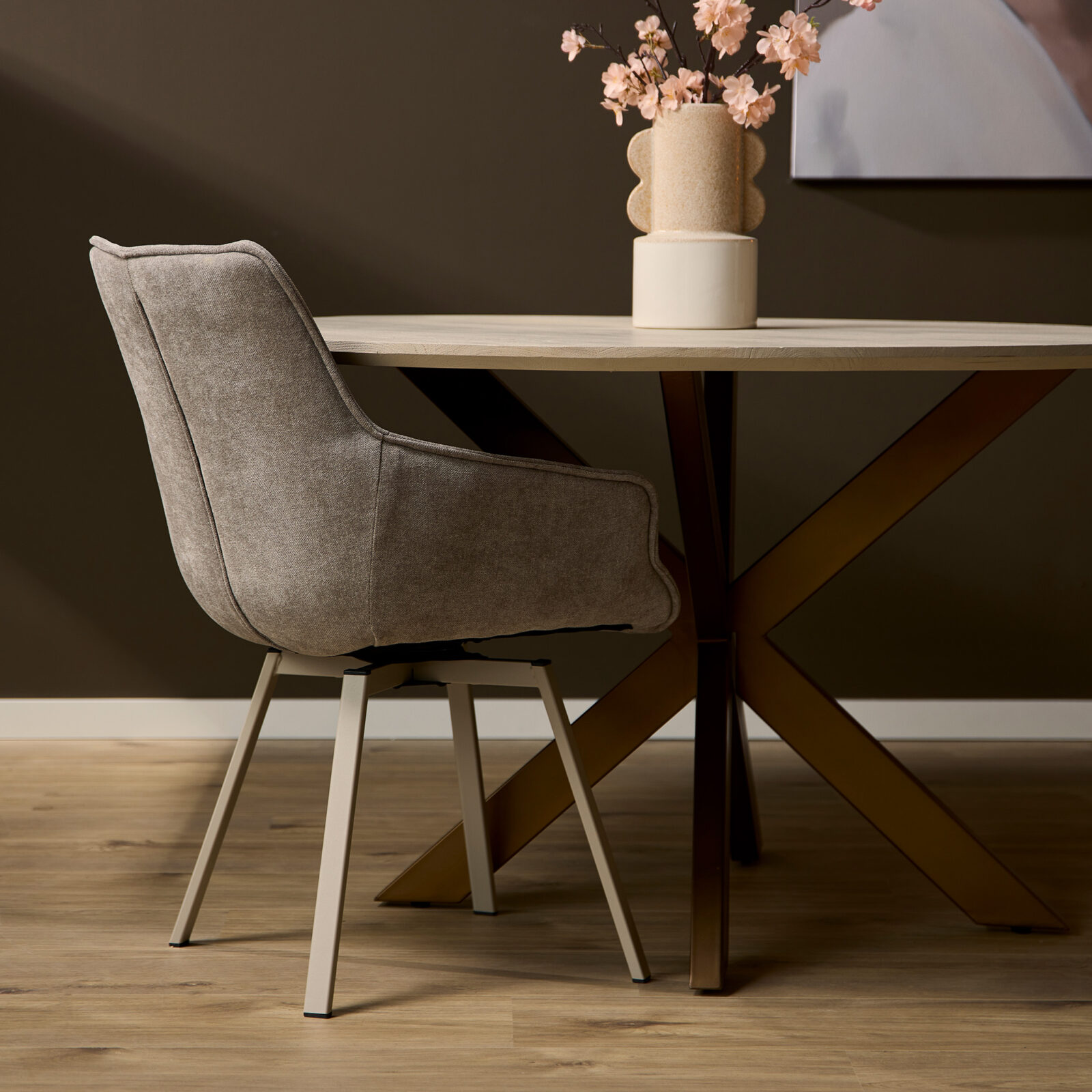 Esszimmerstuhl Mees | Taupe – Bild 2