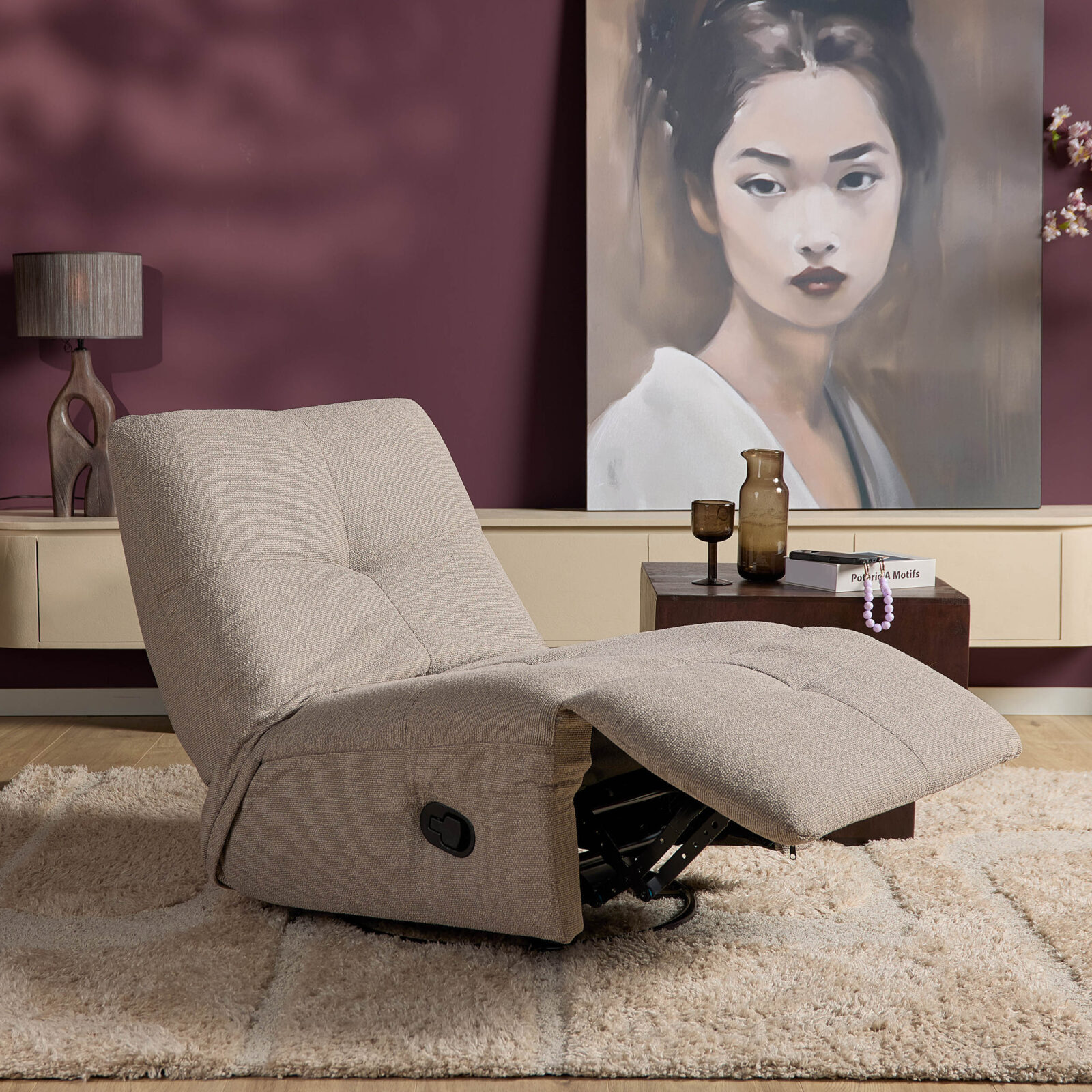 Relaxsessel Lazy | Taupe – Bild 24