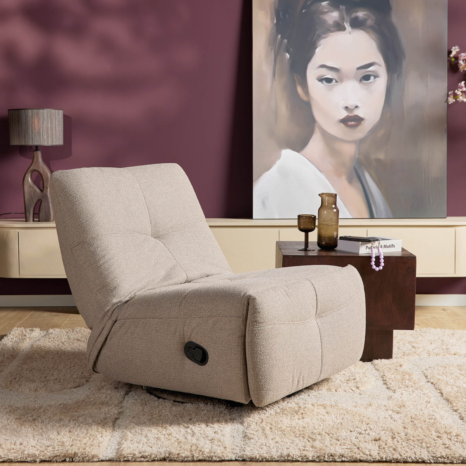 Relaxsessel Lazy | Taupe – Bild 26