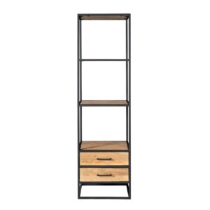 Bücherregal Dakota 2 Schubladen | 55 cm