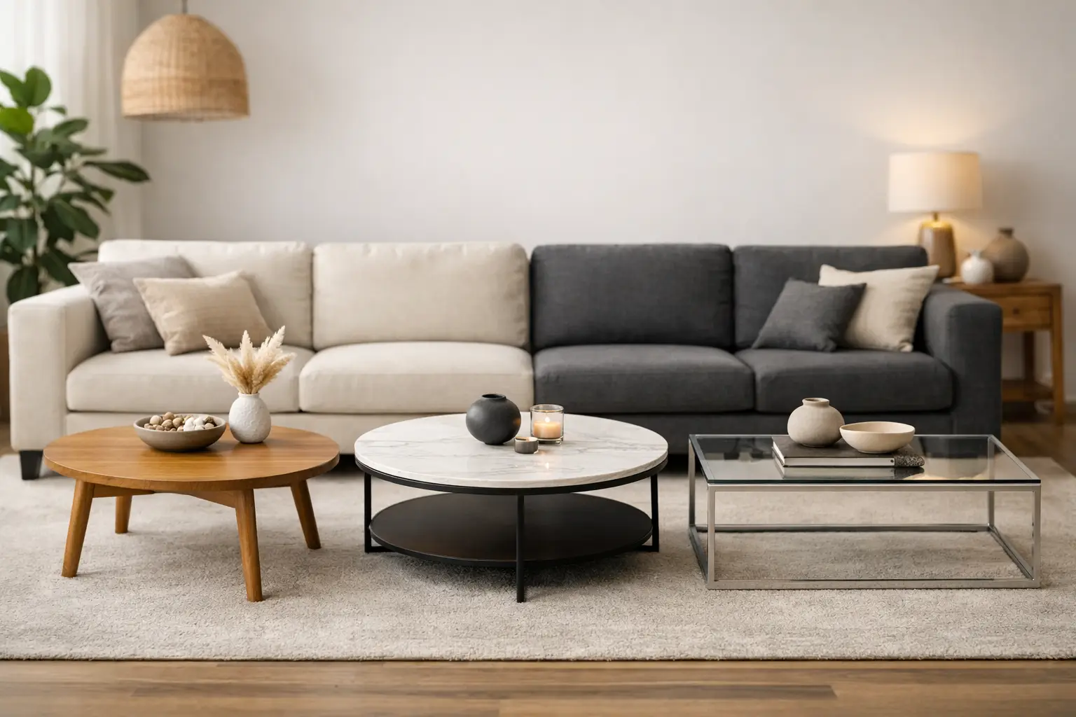 Welcher Couchtisch passt zum Sofa?