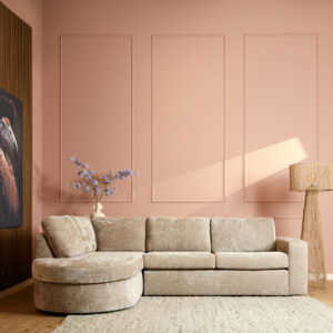 MySofa Alma | Divan links + 2,5-Sitzer | Beige