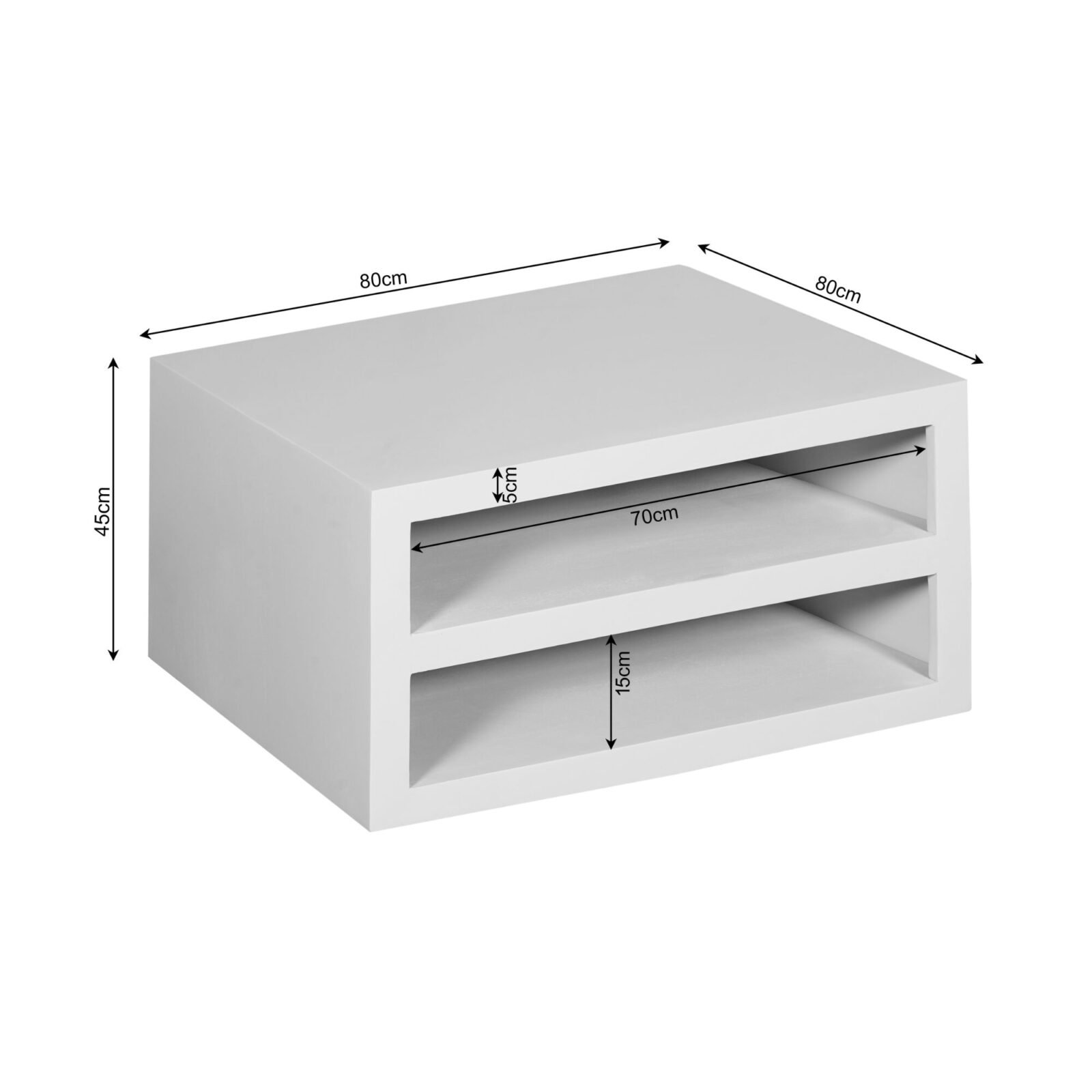 Couchtisch Brüssel Braun – Bild 3