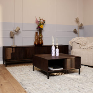 Couchtisch Madison Braun | 80 cm | Quadratisch