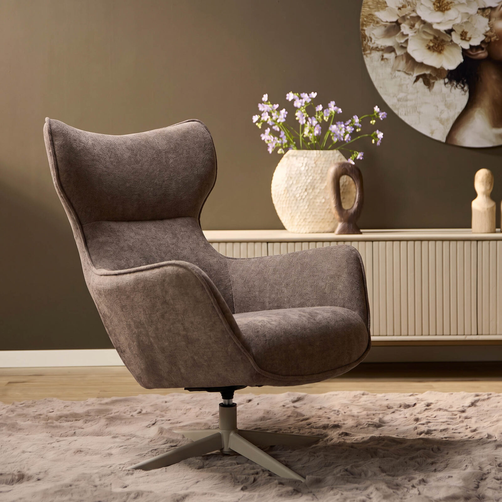 Sessel Julia | Braun – Bild 5