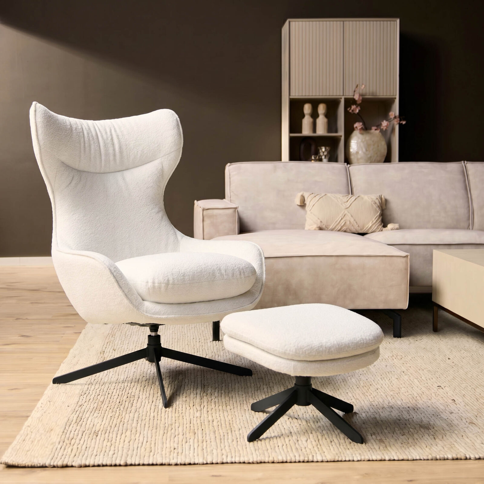 Sessel Olivia | Off-White – Bild 7