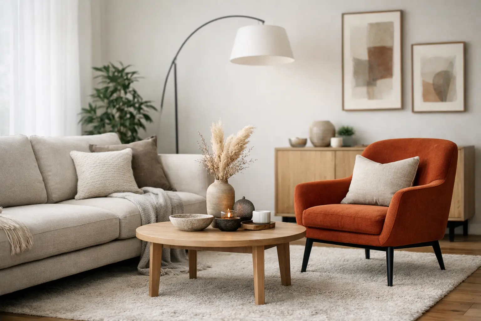 Sessel mit Sofa kombinieren und stilvoll wohnen