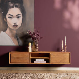 Schwebendes TV-Lowboard Ambiance Naturel | 160 cm