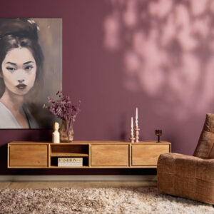 Schwebendes TV-Möbel Ambiance Naturel | 200 cm